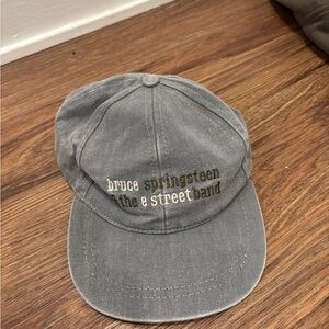 Vintage Competition 1999 Tour Bruce Springsteen Street Band Hat Green Gray Tint